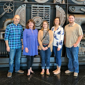 Dr. Nir Menachemi, Dr. Ann Johnston, Amy Gravelle, Erin Catlin and Camaron Villecco