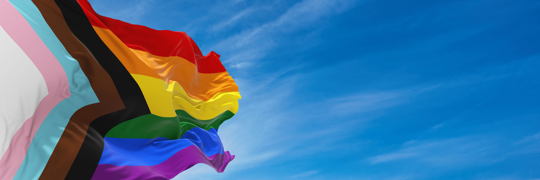 pride flag flying
